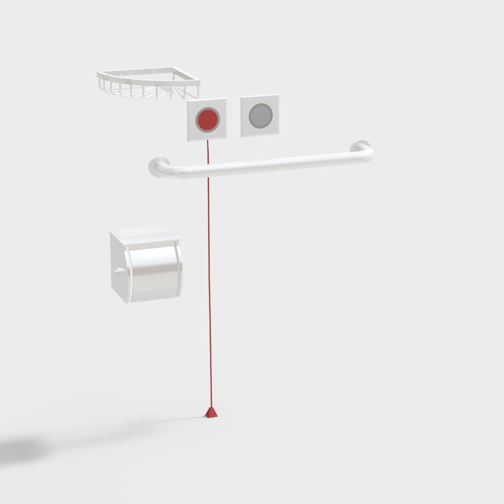 Modern bathroom fixture holder