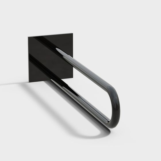 Metal Ring and Mirror Cube 3D model