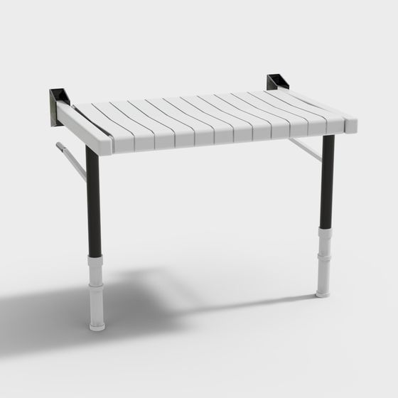 Contemporary Urban Balcony Table 3D model