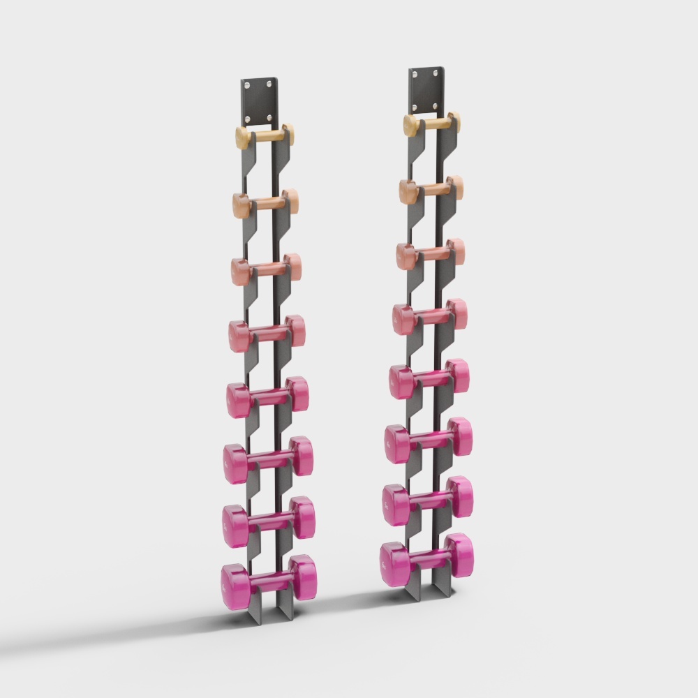 Dụng cụ yoga và giá treo tường