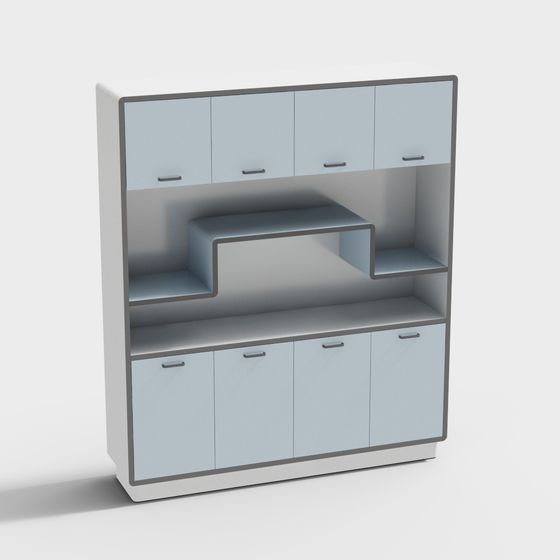 Urban Storage Cabinet 3D model