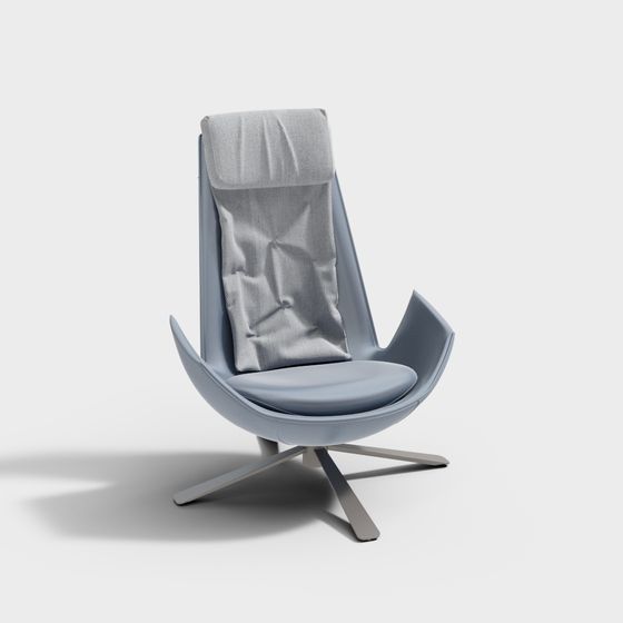 Streamlined Leisure Chair 3D model