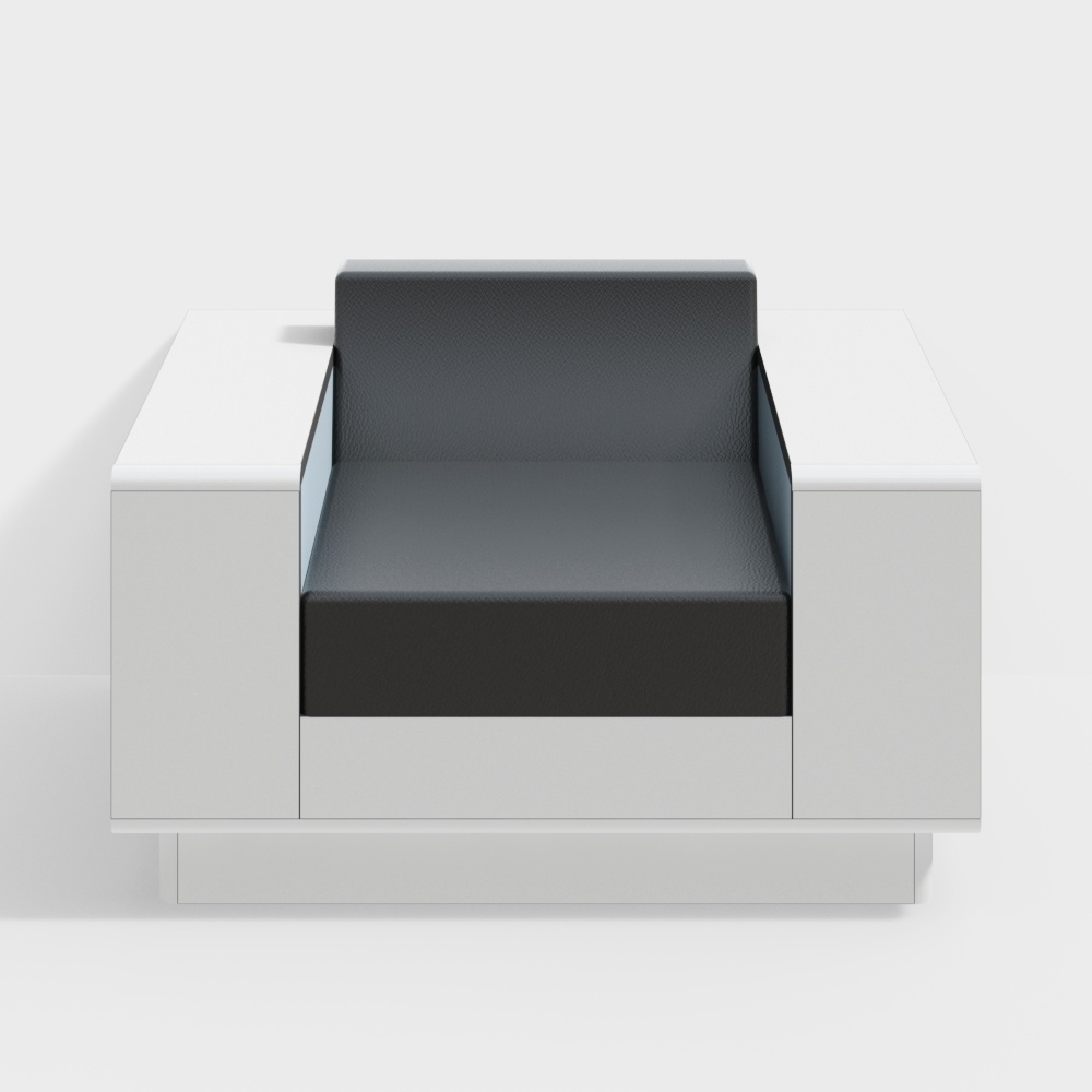 Simple postmodern - TK41 - office furniture single seat sofa