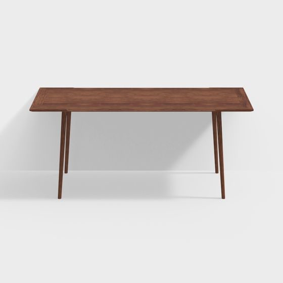 Mid-Century Modern Table 3D model for Creative Projects