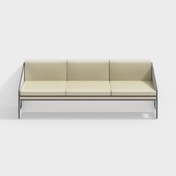 Urban Comfort 3D Model Sofa for Modern Spaces