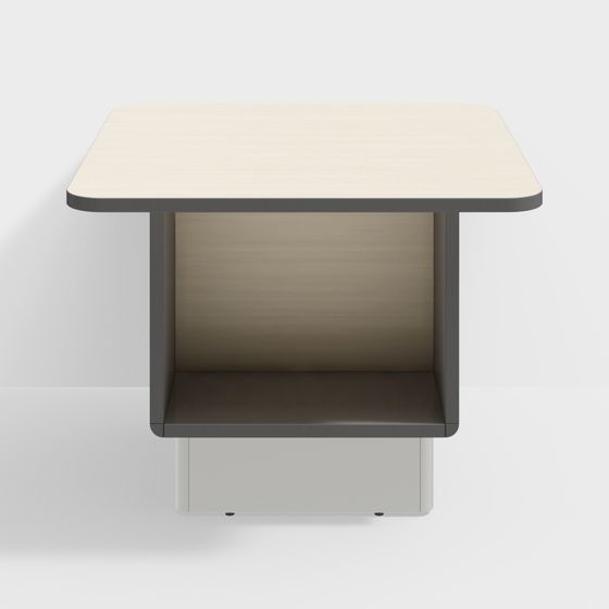 Elegant Square Side Table 3D Model