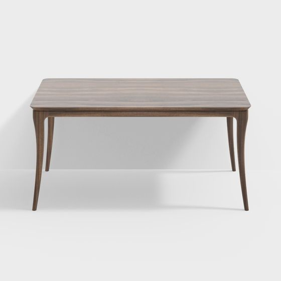 Urban Wooden Dining Table 3D model