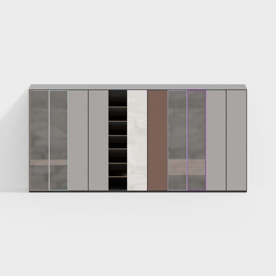 City Window Cabinet 3D model