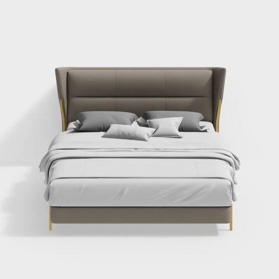 Urban Comfort Bed 3D model
