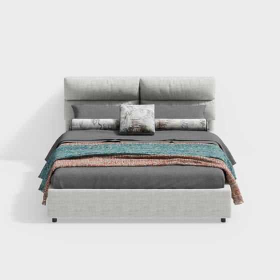 Urban Comfort Bed 3D model