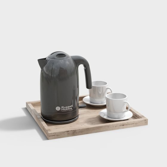 Tea Time Tray 3D model