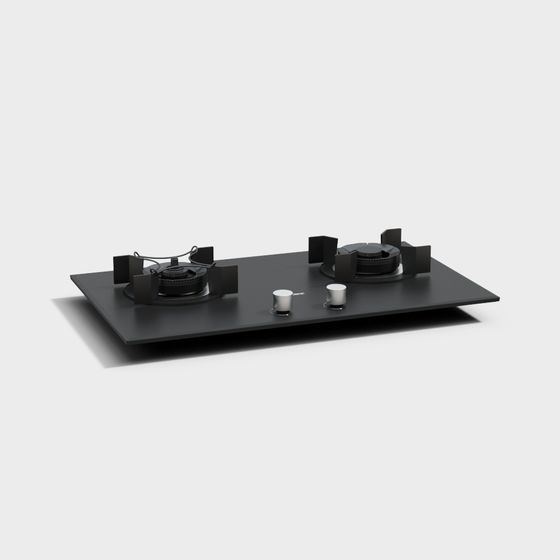 Sleek Gas Stove 3D Model for Modern Kitchens