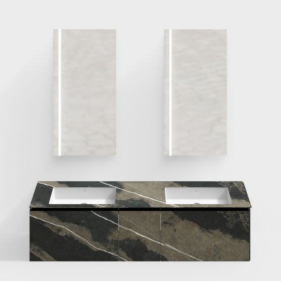 Gabinete de baño combinado-gabinete de baño