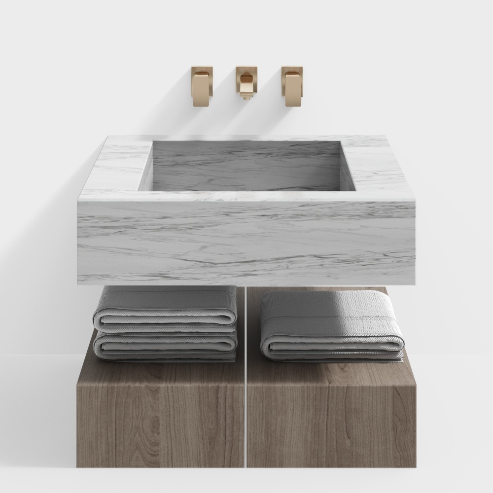 Armoire de salle de bains combinée