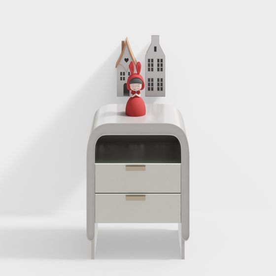 Little Red Riding Hood Nightstand 3D model