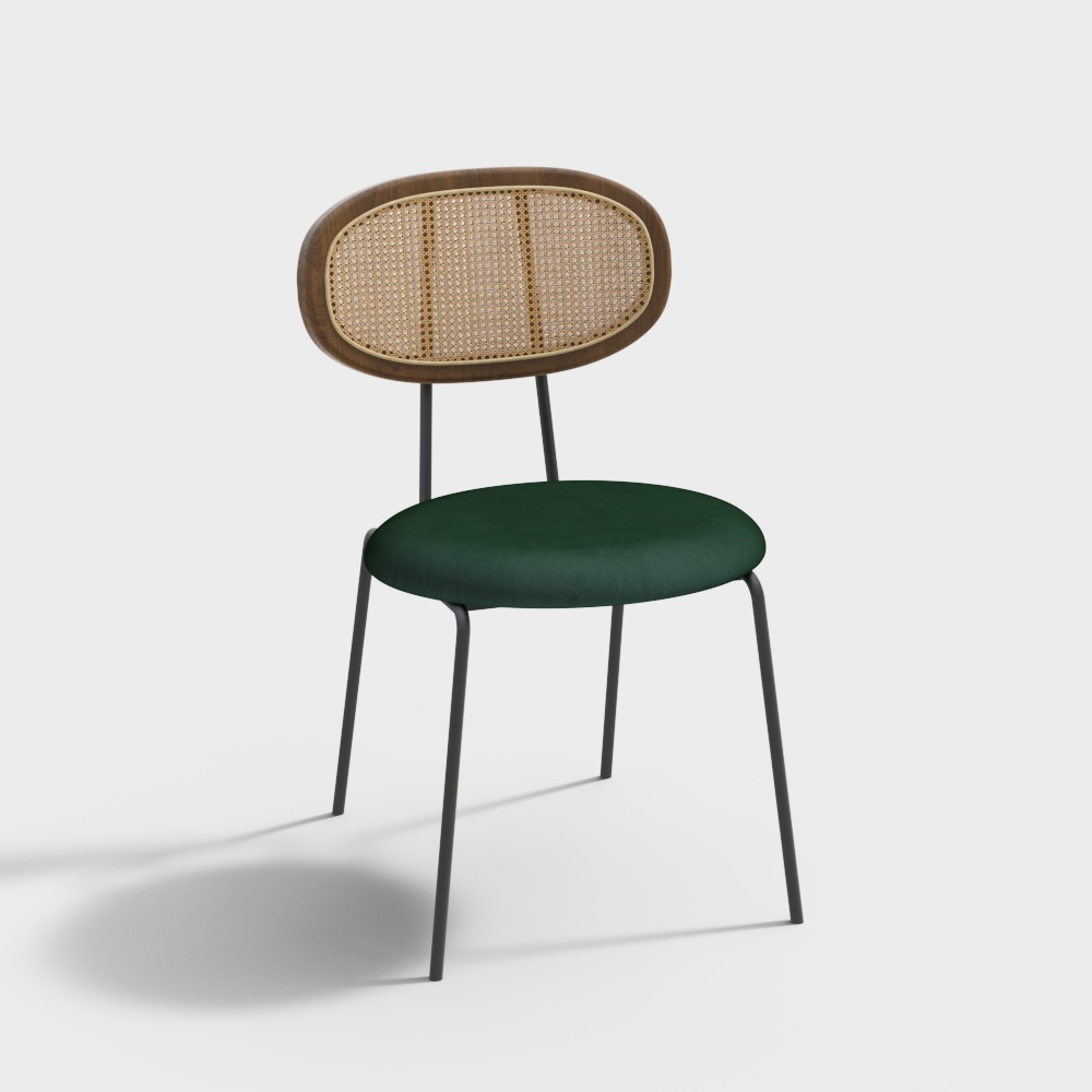 索拉 - 藤椅綠色