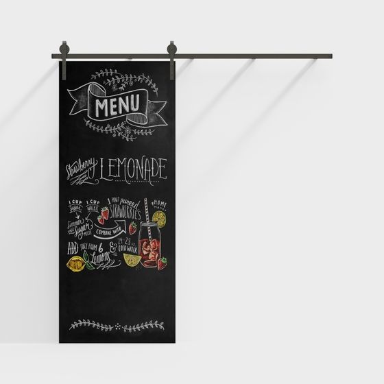 現代圖案滑動門