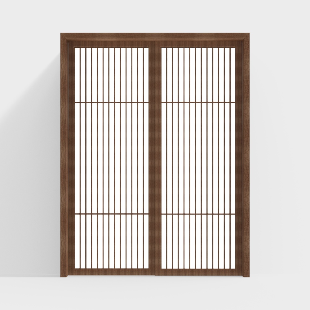 일본식 긴 줄무늬 슬라이딩 도어