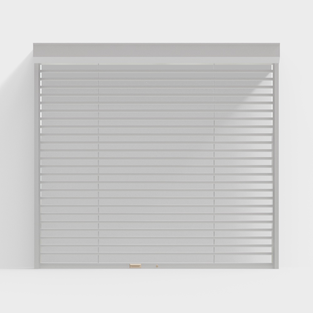 Cửa cuốn gấp trắng hiện đại