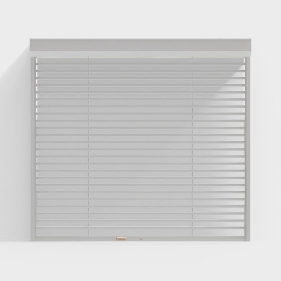 Cửa cuốn gấp trắng hiện đại