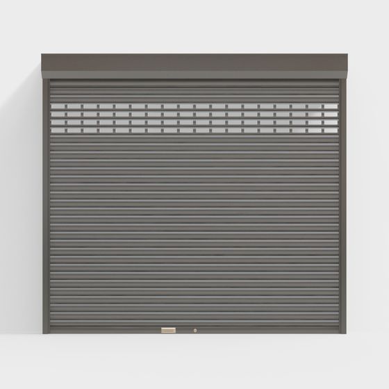 ประตูม้วนสีดำสไตล์โมเดิร์น