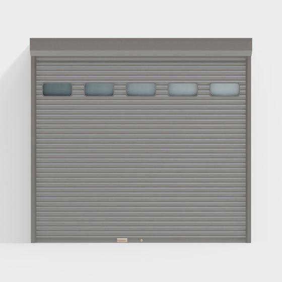 Industrial Roll-Up Door 3D model