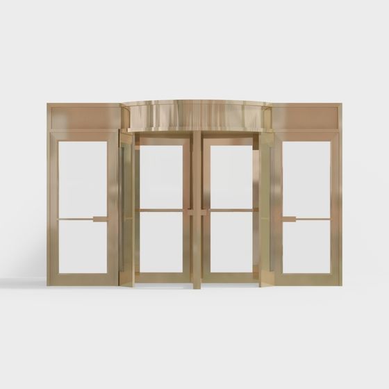 Stylish Revolving Door 3D model