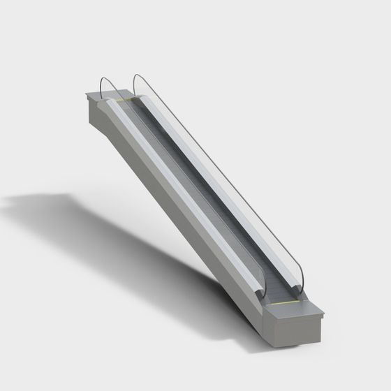 Contemporary Escalator 3D model