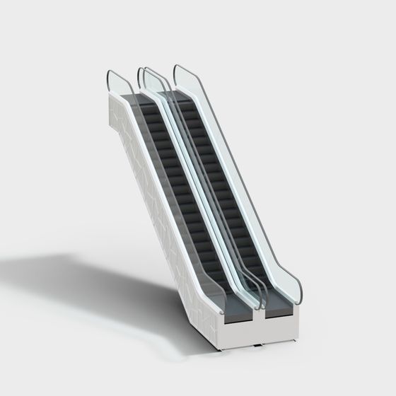 Modern Low-Poly Elevator 3D model for Urban Designs