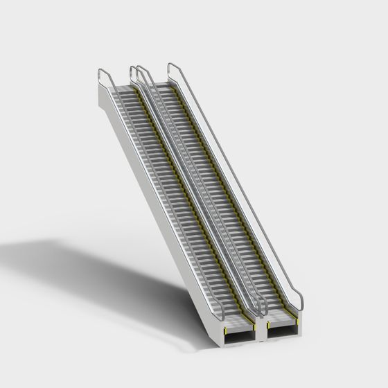 Stylish Escalator 3D model for Modern Designs