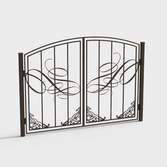 Современные характерные кованые железные перила