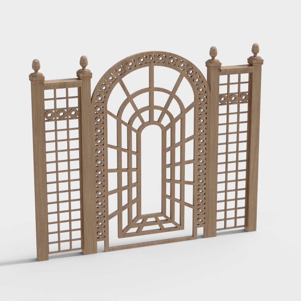 Vintage Arch 3D model for Gardens