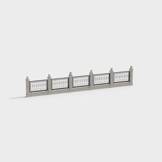 Urban Fence 3D model