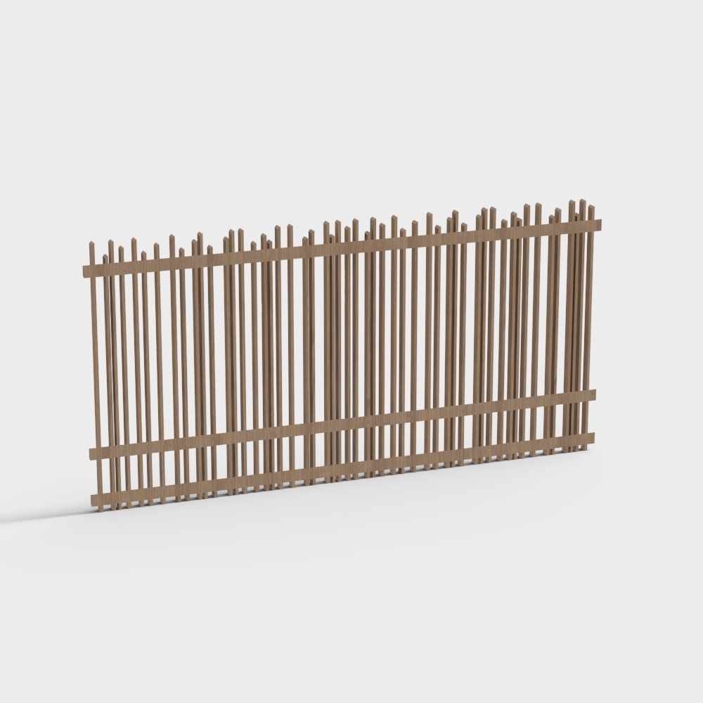 Barrière moderne en treillis