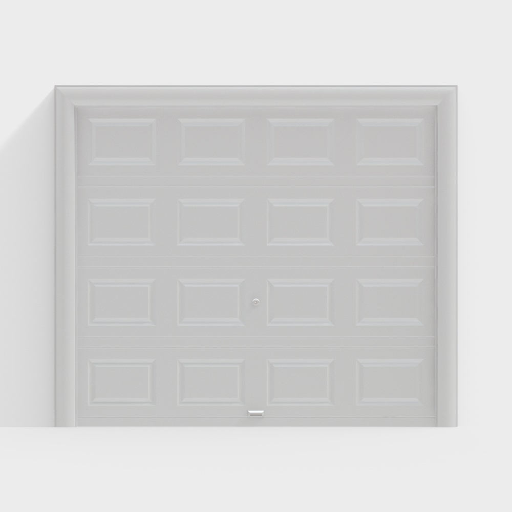 Checkered rolling shutter door