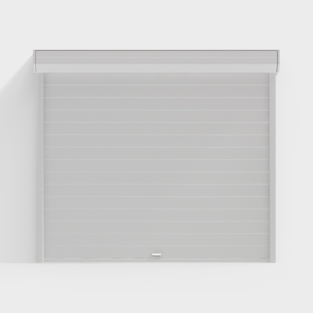 Wide rolling shutter door