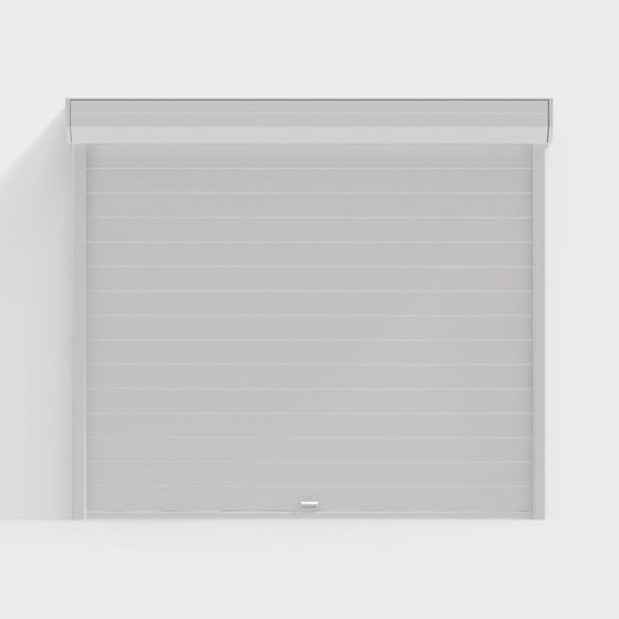 Modern Garage Roll-Up Door 3D model