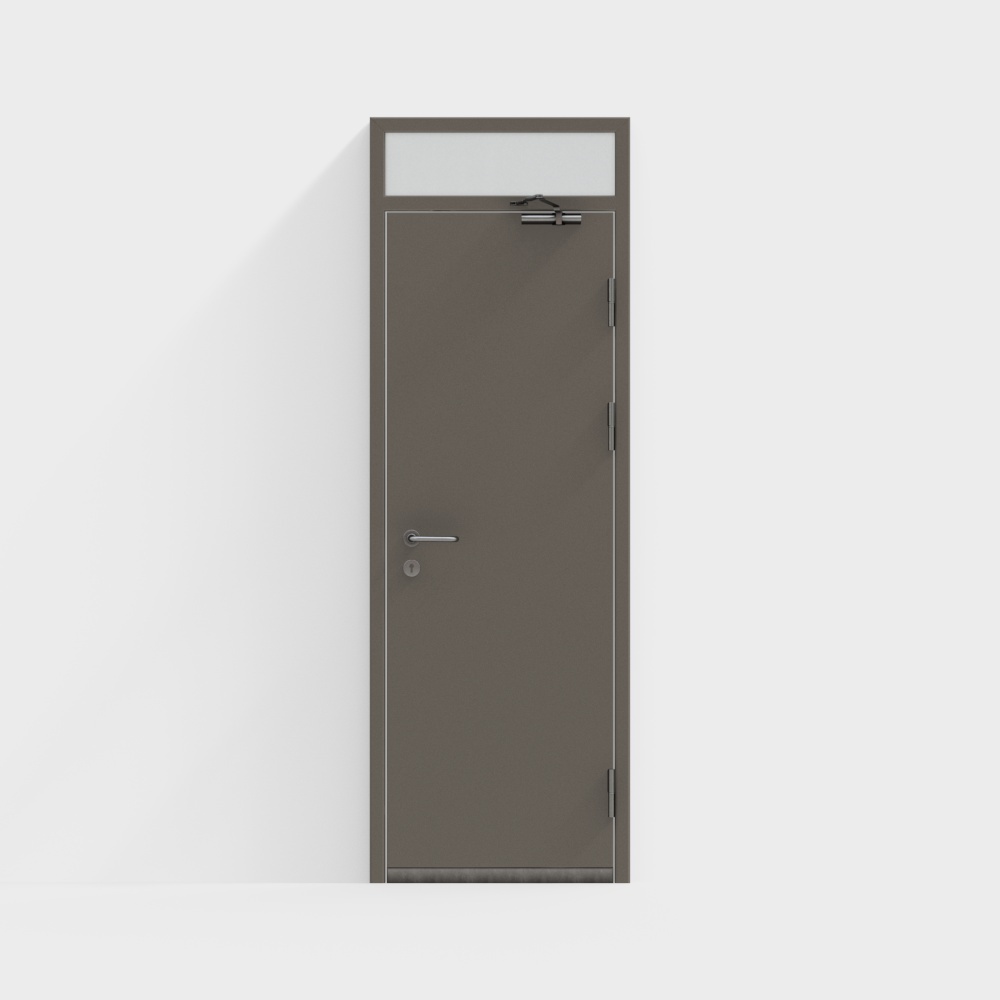 Porte coupe-feu simple moderne