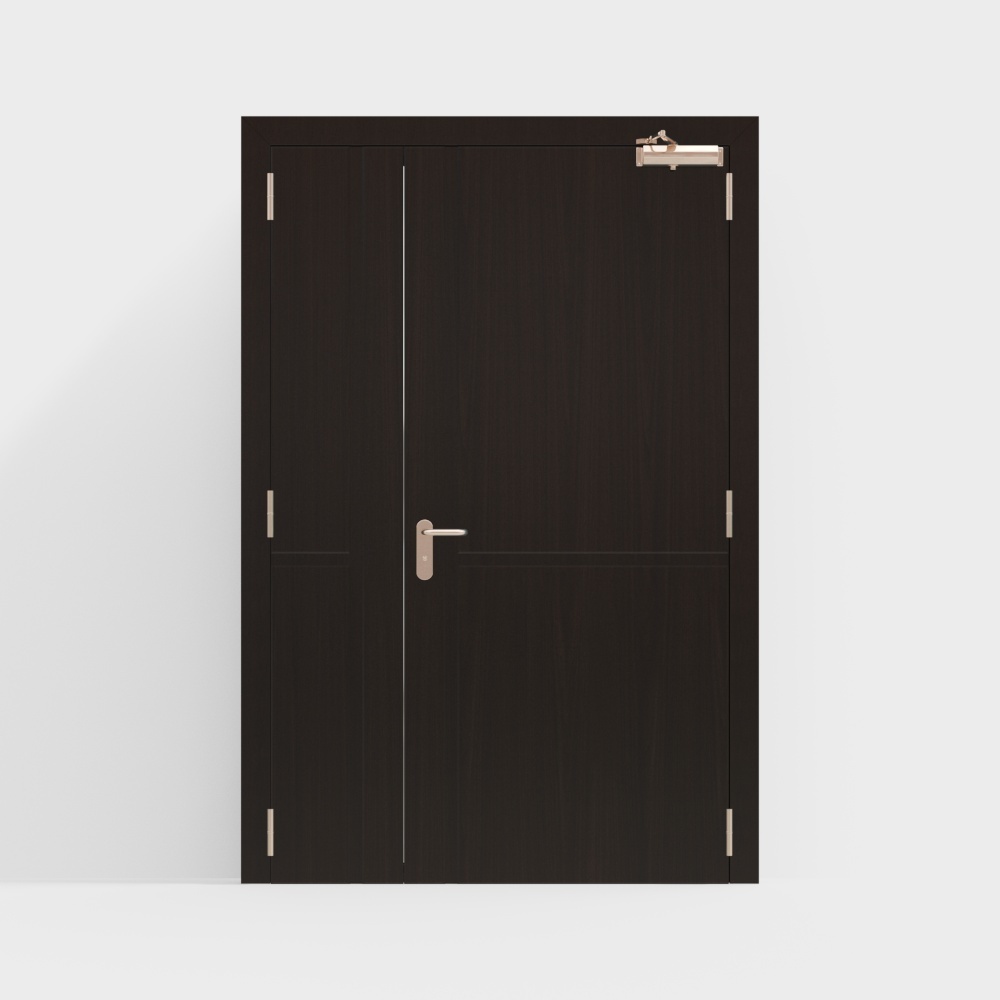 brown fire door