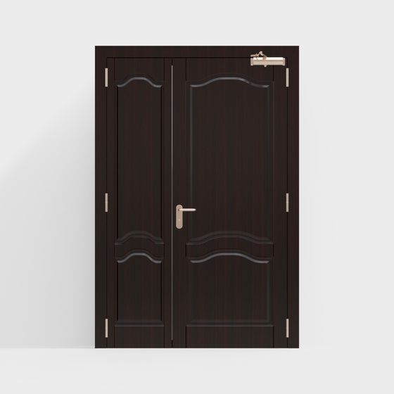 Elegant Double Door 3D model