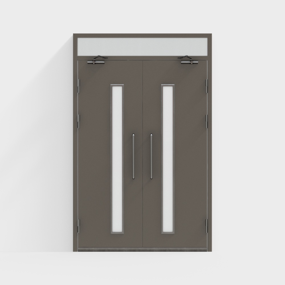 Modern double door fire door