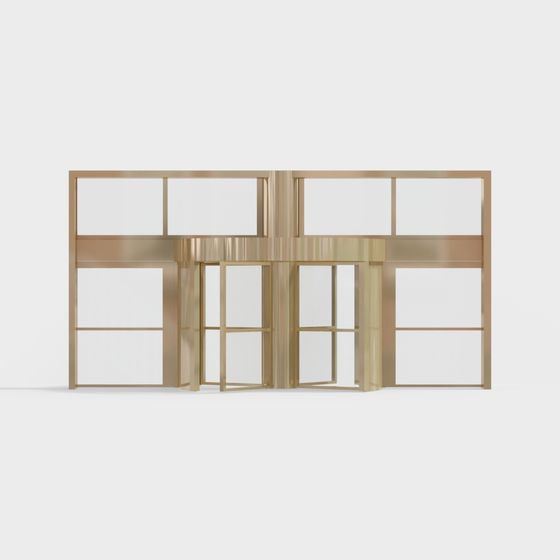 City Gate 3D model - Elegant Low Polygon Design