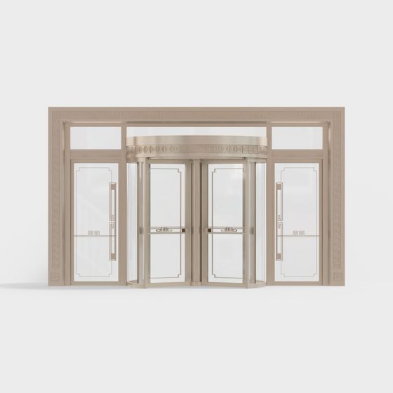 Новая китайская стильная вращающаяся дверь.