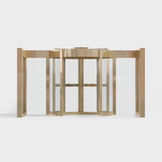 Elegant Revolving Door 3D model