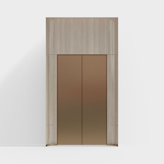 Urban Door 3D model - Minimalist Design