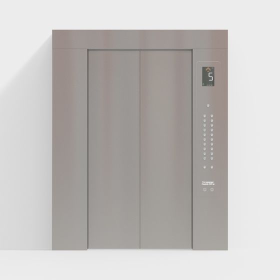 Contemporary Elevator 3D model for Creative Designs