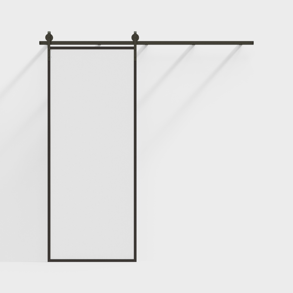 Moderne vertikale Schiebetür