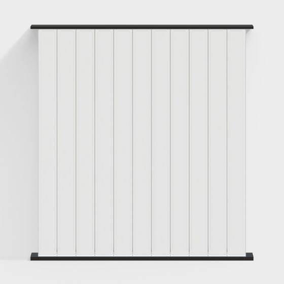 Moderne vertikale Wellen-Glaspartition