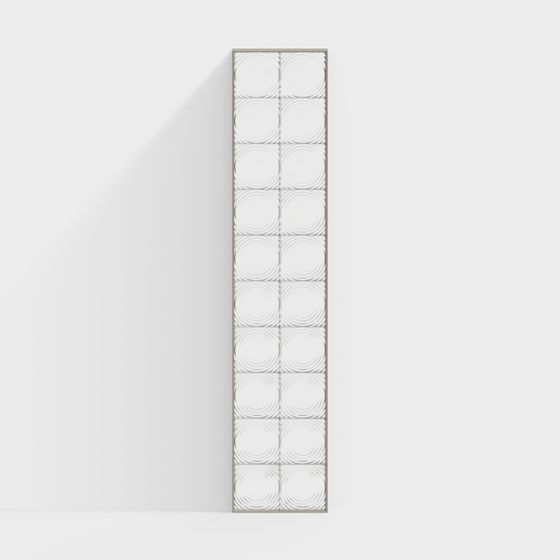 Circle Grid Panel 3D model