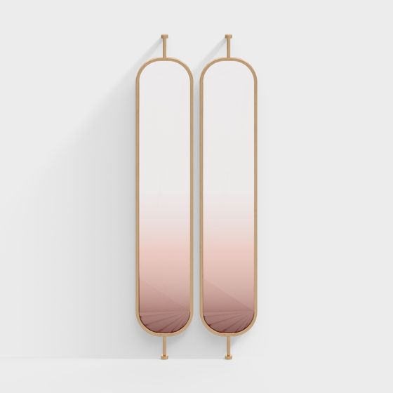 Mirror Dual Arc Low-Poly 3D model